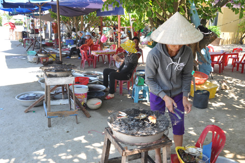 Cù-lao-chàm, Đà-Nẵng, Hội-An, hải-sản, bãi-Làng, khách-du-lịch, thực-khách