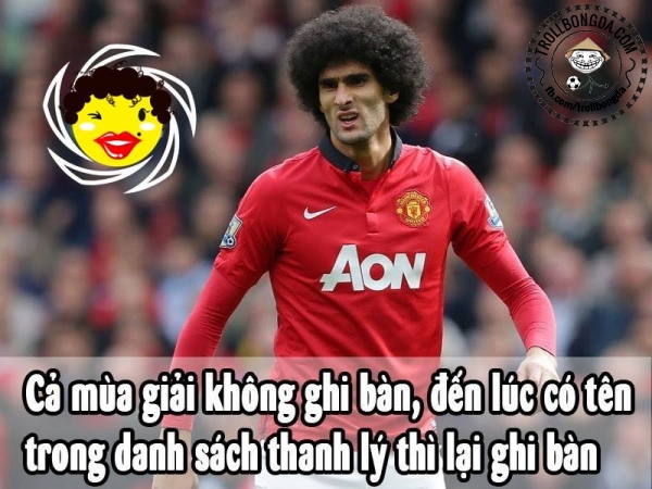 Phong cách rất dị của Fellaini