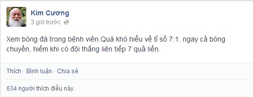 Phó giáo sư Văn Như Cương sửng sốt vì trận Brazil vs Đức