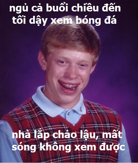 Còn anh chàng fan này thì quá đen