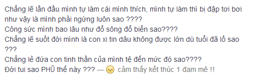 Đoạn chia sẻ trên facebook của Ngọc Thảo