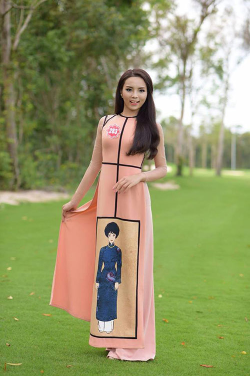 Từ một cô học trò ngây thơ, Kỳ Duyên đã có sự lột xác khi đến với cuộc thi Hoa hậu Việt Nam 2014.