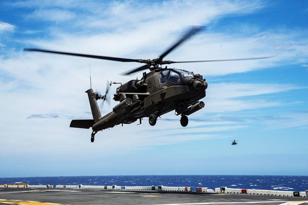 AH-64E Apache còn được gọi là Guardian,  đây là biến thể mới nhất của dòng trực thăng tấn công Apache được giới thiệu vào cuối năm 2012.