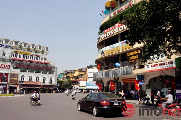 Một góc quảng trường Đông Kinh Nghĩa Thục (Ảnh: Infonet)