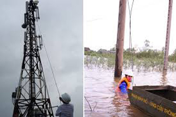 Các nhà mạng đang gấp rút triển khai các công tác phòng chống bão. (Ảnh minh họa)