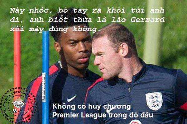 Rooney và Sturridge cùng cảnh ngộ