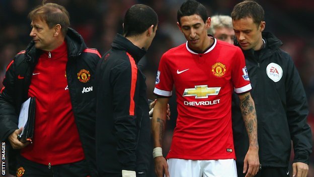 NHM Man United lại phải buồn vì Di Maria chấn thương