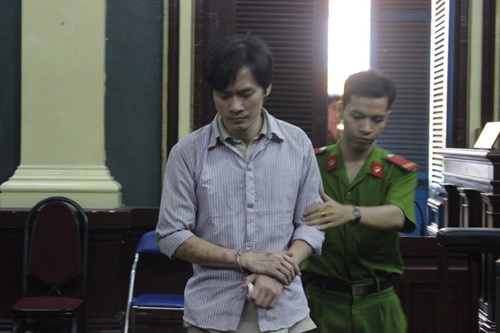Bị cáo Võ Khánh Khoa tại tòa