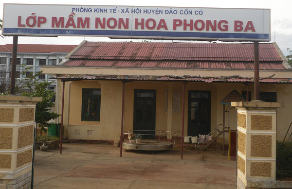 Lớp mẫu giáo đặc biệt Hoa Phong Ba.