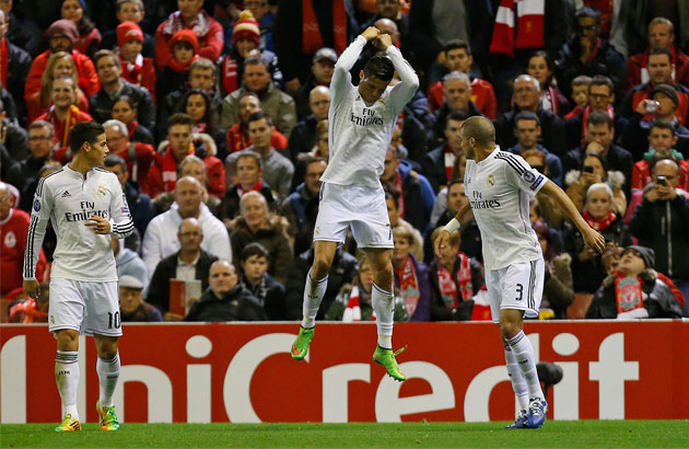 Ronaldo đã ghi bàn thắng đầu tiên sau 6 trận chơi ở Anfield