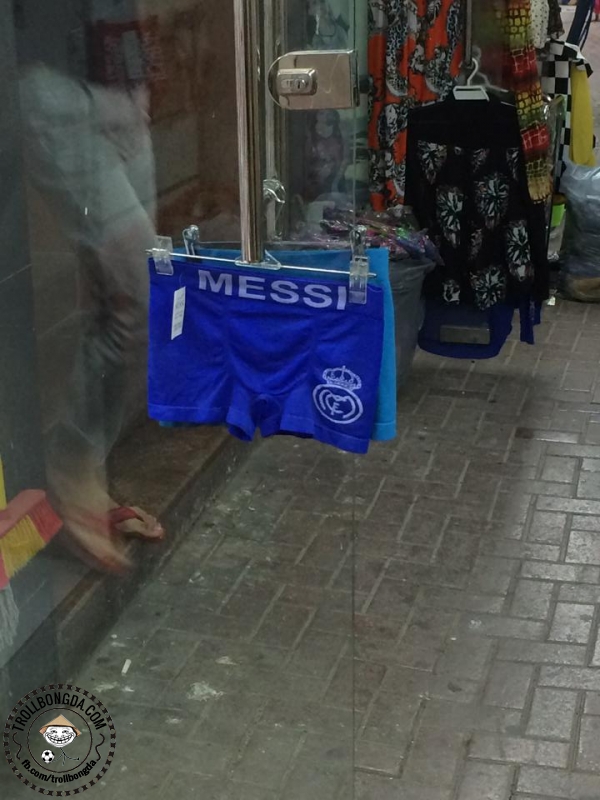 Quần đùi Messi gắn mác Real!!!
