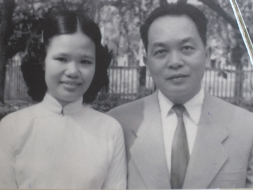 Đại tướng Võ Nguyên Giáp và bà Đặng Bích Hà thời trẻ (Ảnh tư liệu)
