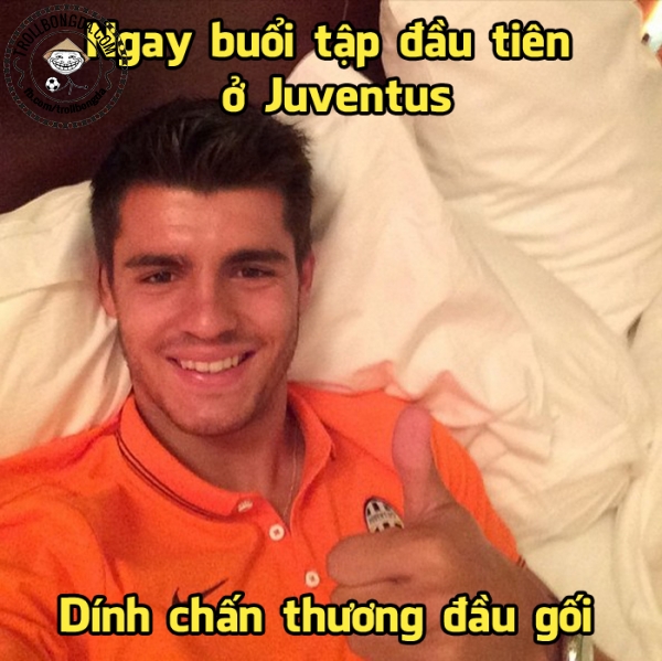 Quá nhọ cho Morata