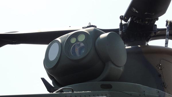 Cận cảnh hệ thống cảm biến FLIR tối tân của trực thăng OH-1.