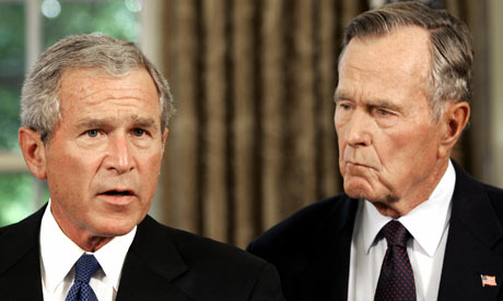 Bush cha chưa bao giờ đánh giá cao Bush con Ảnh: Reuters