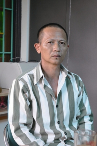 Phạm nhân Trụ tại trại giam Nam Hà.    Ảnh: Trường Minh