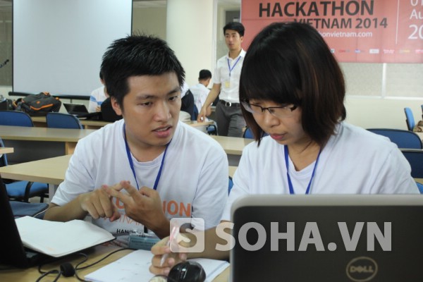 Rất nhiều nhóm tham gia sự kiện Hackathon với ý tưởng lập trình phần mềm hữu ích cho cuộc sống.