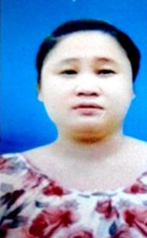 Nguyễn Thị Thu Hòa, hiện đang bỏ trốn