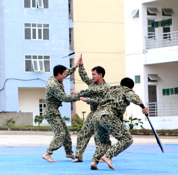 Hay một đánh địch có nhiều trang bị...Các ngón đòn luôn thể hiện sự điêu luyện, chính xác và đẹp mắt.