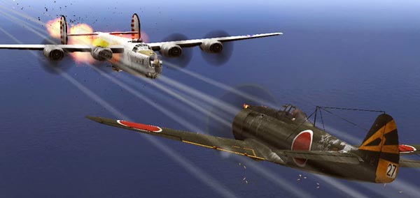 Ki-84 là máy bay chiến đấu hiếm hoi có thể đánh chặn các máy bay ném bom hạng nặng của Mỹ(ảnh minh họa)