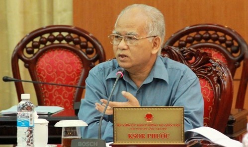 Chủ tịch Hội đông dân tộc Ksor Phước