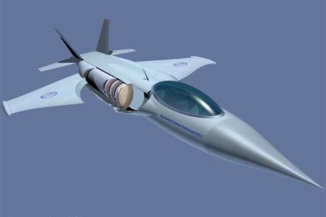 Một mẫu thiết kế máy bay thế hệ 6 của Nga.