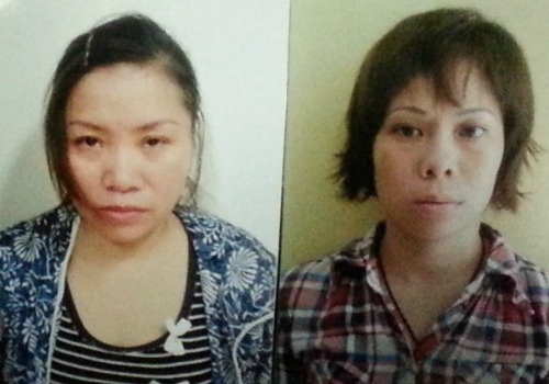 Nguyễn Thị Thanh Trang (36 tuổi) và Phạm Thị Nguyệt (35 tuổi), hai mắt xích vô cùng quan trọng trong vụ án này.