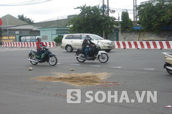 Vị trí nơi xảy ra vụ tai nạn thương tâm