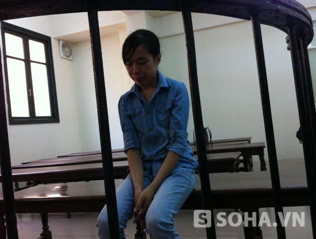 Bị cáo Hán Thị Kim Dung tại phiên tòa ngày 14/8