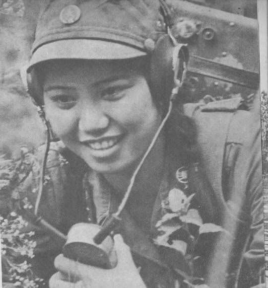 Một nữ chiến sĩ trẻ (Ảnh: Theo nguồn diễn đàn vnmilitaryhistory.net)