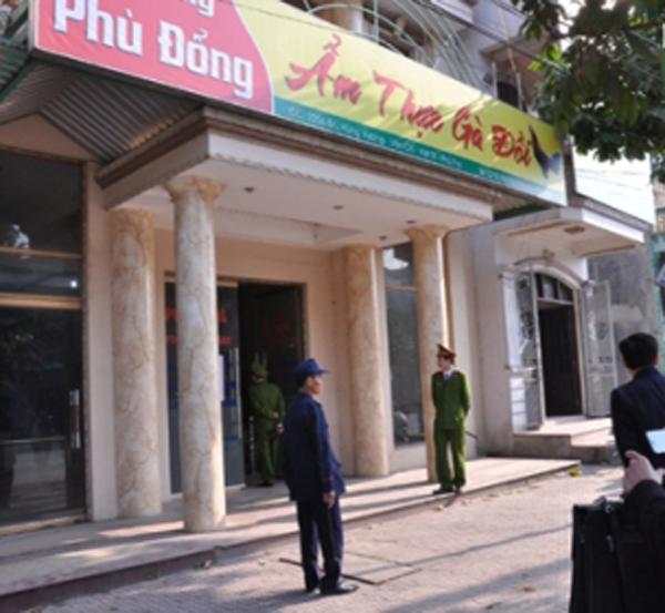 Nhà Trung tâm thương mại và dịch vụ - Nhà hàng Phù Đổng là tài sản mà Công ty Việt Hưng thế chấp với ngân hàng.