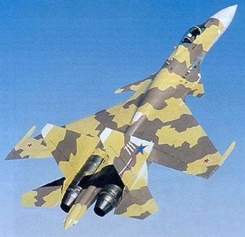 Về ngoại hình, Su-37 hoàn toàn tương đồng với các máy bay thuộc họ Su-27, nhưng khung máy bay được chế tạo bằng một loại vật liệu composite và hợp kim nhôm-lithium tiên tiến nhất do Nga mới phát triển thành công.