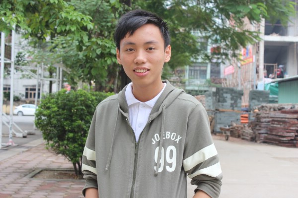 Nguyễn Thế Hoàn đang quyết tâm thực hiện ước mơ du học Mỹ và được nghiên cứu Toán học.