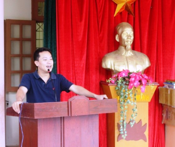 Nhà báo Bùi Ngọc Hải kể câu chuyện về vai trò, ý nghĩa của việc đọc sách.