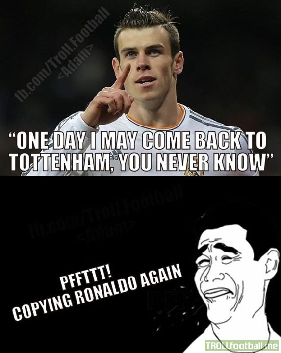 Bale ơi là Bale, lại nhái anh Rô rồi