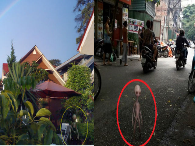 Hình ảnh được cho là chụp Người ngoài hành tinh ở Hà Nội khá giống với hình ảnh sinh vật lạ được một người ở Đà Lạt công bố. Và tất nhiên, bức ảnh ở Đà Lạt chỉ là sản phẩm của công nghệ chỉnh sửa ảnh.