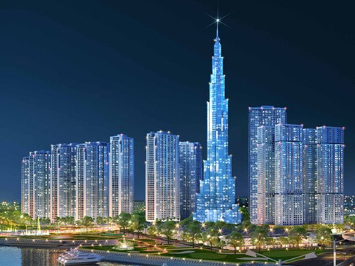 The Landmark81 nằm trong dự án khu đô thị Vinhomes Central Park do Vingroup đầu tư, tại khu vực khuôn viên cảng Tân Cảng cũ, quận Bình Thạnh.