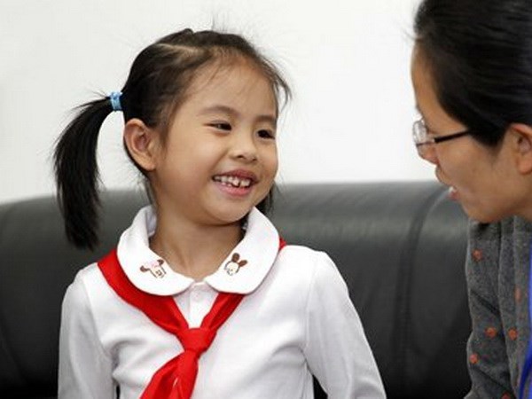 Cô bé Zou Ruining đã được gặp Chủ tịch Trung Quốc. Nguồn: cctvnews.cn