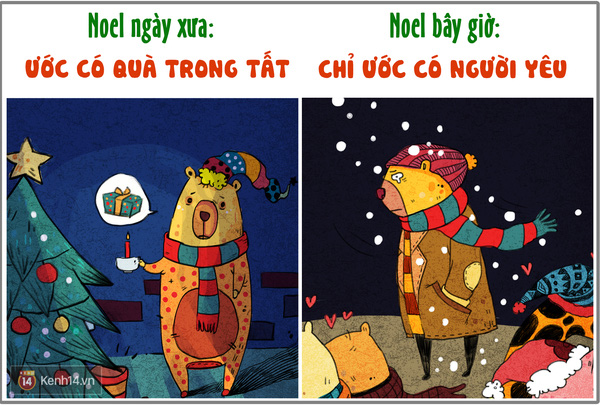 
Ông già Noel kiệt sức với những điều ước có người yêu.
