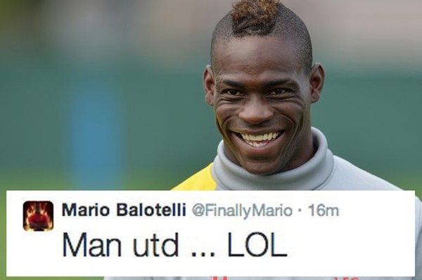 Balotelli chế nhạo MU sau trận thua trước Leicester.