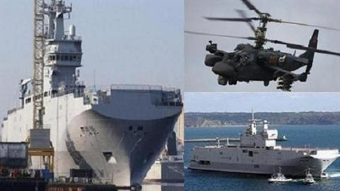 
Hai tàu sân bay trực thăng Mistral đã được bán lại cho Ai Cập
