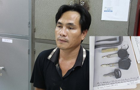 
“Siêu trộm” Trần Quang Cường. Ảnh: TT/PL TPHCM
