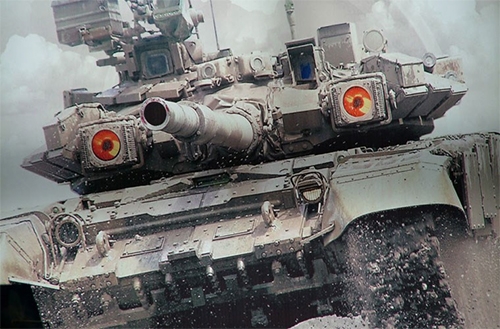 
Hiệu năng tác chiến và bảo vệ vượt trội của xe tăng T-90. Ảnh: Sputnik.
