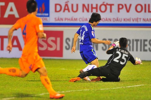 HLV Huỳnh Đức cho rằng thủ môn Đà Nẵng chưa phạm lỗi với Công Phượng