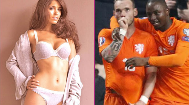 Nàng Yolanthe Cabau và Sneijder sắp có con đầu lòng