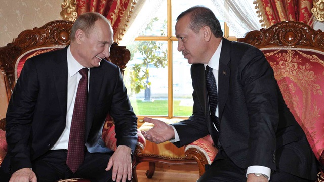 Tổng thống Nga Putin và Thủ tướng Thổ Nhĩ Kỳ Tayyip Recep Erdogan.