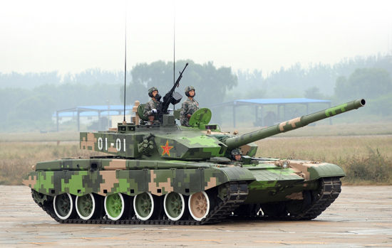 
Xe tăng chiến đấu chủ lực Type 99 của quân đội Trung Quốc.
