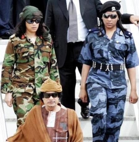 
Vệ sĩ của Gaddafi.
