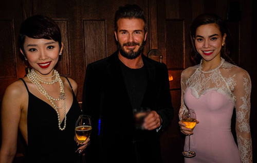 
David Beckham tới Việt Nam quảng bá đồ uống có cồn.
