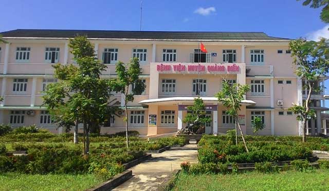 Trụ sở Bệnh viện huyện Quảng Điền.